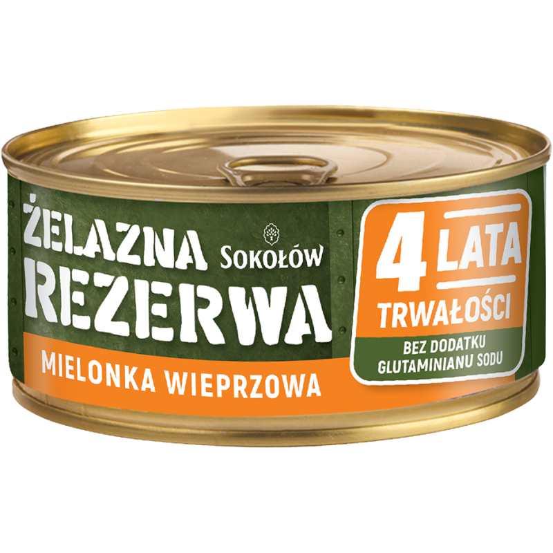 I060 SOKOLOW ZELAZNA REZERWA MIELONKA WIEPRZOWA 6X300G I060 SOKOLOW ZELAZNA REZERWA MIELONKA WIEPRZOWA 6X300G