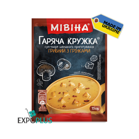 K594 MIVINA MUSHROOM SOUP-PUREE WITH CROUTONS (32X15G)