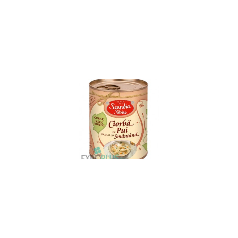 Q045 SCANDIA SIBIU CIORBA DE PUI CU SMANTANA (6X400G)