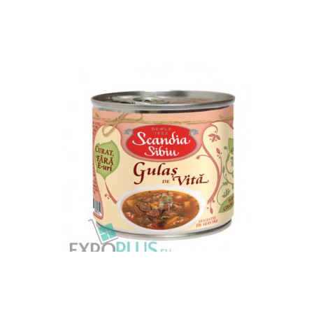 Q050 SCANDIA SIBIU GULASZ DE VITA 6X400G