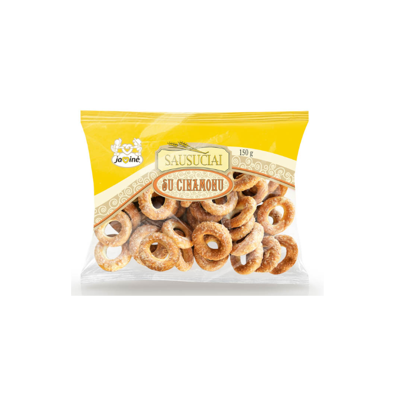 S100 JAVINE  MINI WHEAT BAGELS WITH CINNAMON (24X150G)