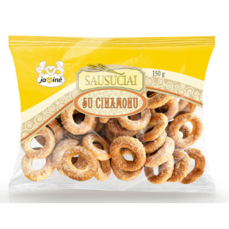 S100 JAVINE MINI WHEAT BAGELS WITH CINNAMON (24X150G)
