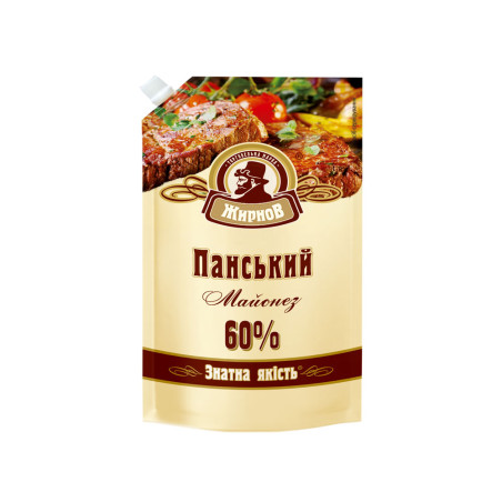 K827 ZHYRNOV PANSKIY MAYONNAISE DOYPACK (12X550G)