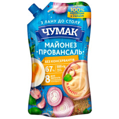 K959 CHUMAK MAYONNAISE PROVANSAL 67% DOY PACK (18X500G)