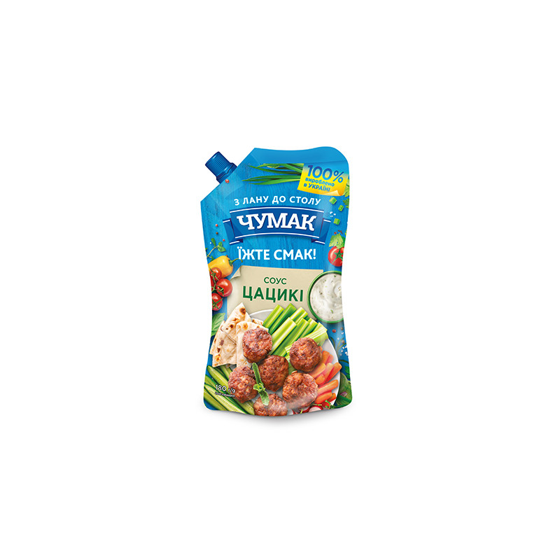 K961 CHUMAK SAUSE TZATZIKI DOY PACK (36X180G)