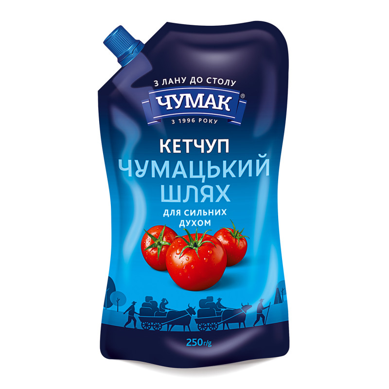 K956 CHUMAK KETCHUP CHUMATSKYI SHLIAKH DOY PACK (48X250G)