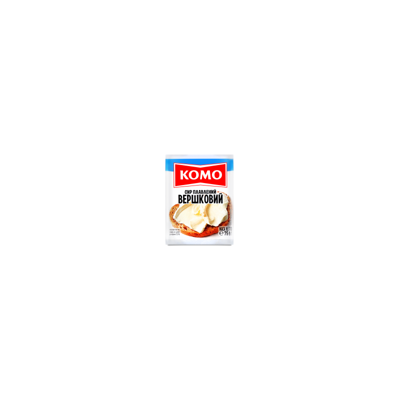P126 KOMO PROCESSED CHEESE VERSHKOVYI (24X75G)