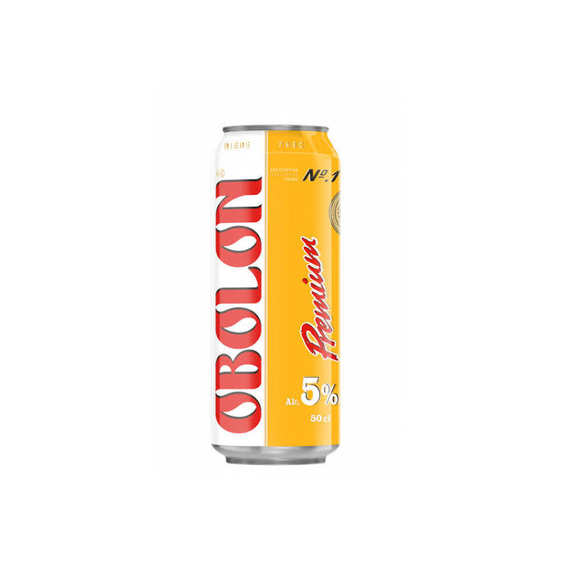 N227 OBOLON PREMIUM CAN 5% ALC (24X0.5L)