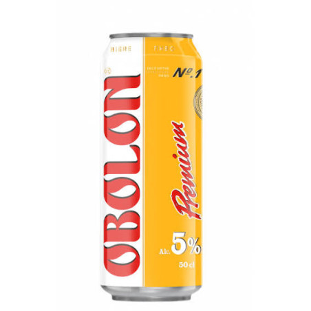 N227 OBOLON PREMIUM CAN 5% ALC (24X0.5L)