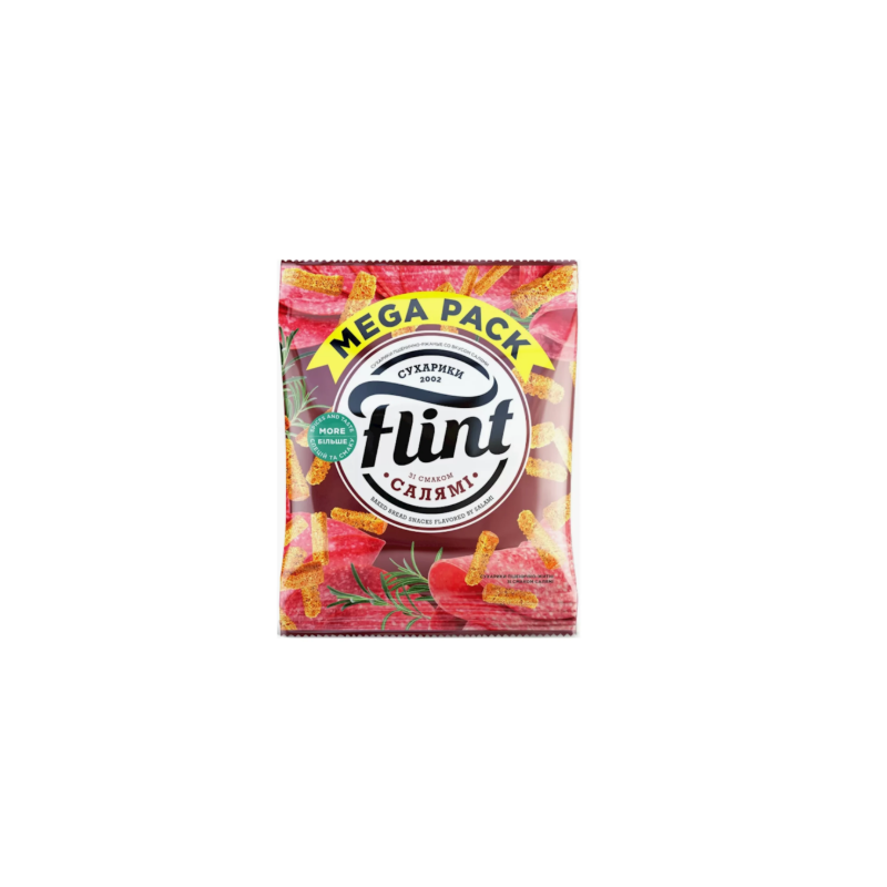 K009 FLINT WHEAT RYE TOAST WITH SALAMI TASTE (18X110G)