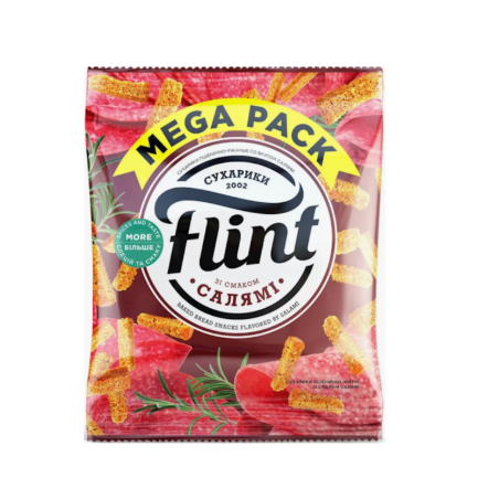 K009 FLINT WHEAT RYE TOAST WITH SALAMI TASTE (18X110G)