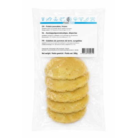 C621 FROZEN WORLD POTATO PANCAKES (10X500G)
