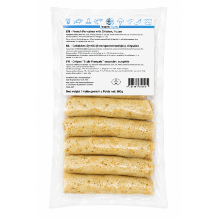 C623 FROZEN WORLDFRENCH PANCAKES WITH CHICKEN ( 10X500G)
