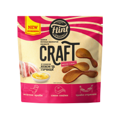 K948 FLINT CRAFT RYE-WHEAT CROUTONS WITH BACON AND MUSTARD (8X80G)