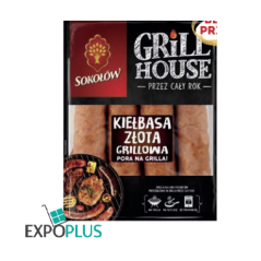 A099 SOKOLOW BBQ GOLD SAUSAGE/KIELBASA ZLOTA GR  (APP.12 KG)