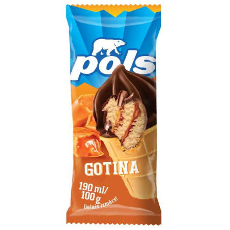 C834 POLS CARAMEL WITH CARAMEL RIPPLE ( 24X190ML)