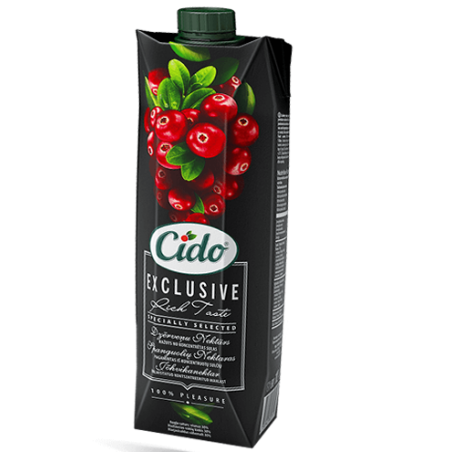 X122 CIDO CRANBERRY JUICE EXCLUSIVE (15X1L)