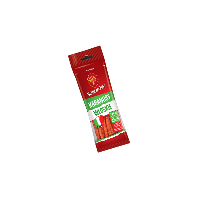 A126 SOKOLOW KABANOSY WLOSKIE (20X140G)