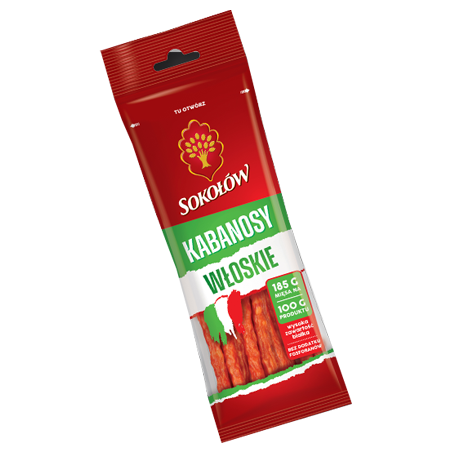 A126 SOKOLOW KABANOSY WLOSKIE (20X140G)