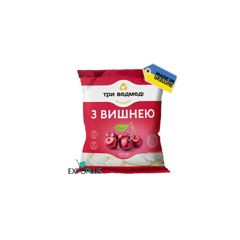 C877 THREE BEARS VARENYKY CHERRY (10X400G)