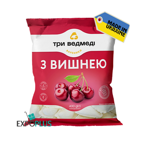 C877 THREE BEARS VARENYKY CHERRY (10X400G)