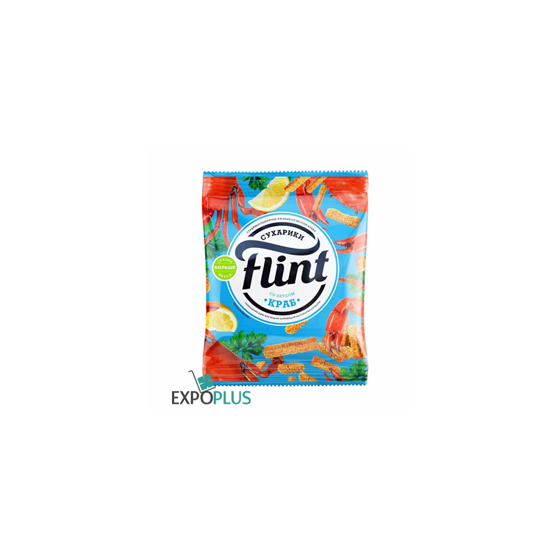 K045 FLINT WHEAT RUSKS WITH CRAB (18X110G)