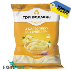 C882 THREE BEARS VARENYKY POTATOES AND CREAM (5X800G)
