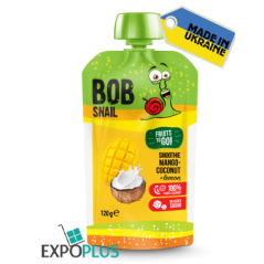 K087 BOB SNAIL SMOOTHIE MANGO/COCONUT/LEM (10X120G)