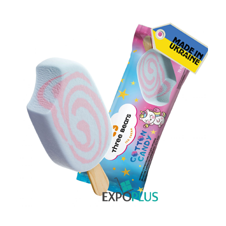 C884 THREE BEARS ICE BEARS COTTON CANDY (28X70G)
