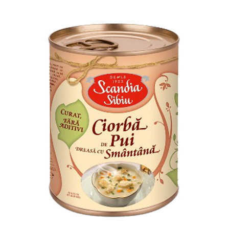 Q045 SCANDIA SIBIU CIORBA DE PUI CU SMANTANA (6X400G)