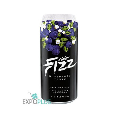 N008 FIZZ BLUEBERRY 4% (24X500ML)