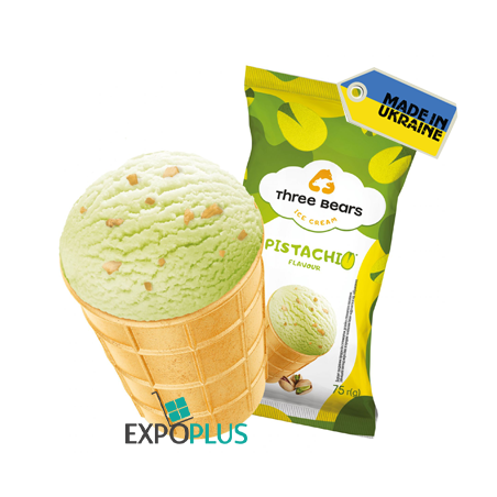 C890 THREE BEARS ICE CREAM PISTACHIO (28X75G)