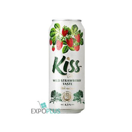 N012 KISS WILD STRAWBERRY 4.5% (24X500ML)