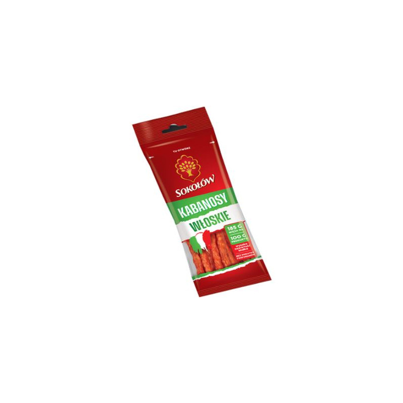 A126 SOKOLOW KABANOSY WLOSKIE (20X140G)
