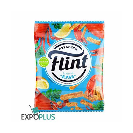 K045 FLINT WHEAT RUSKS WITH CRAB (18X110G)