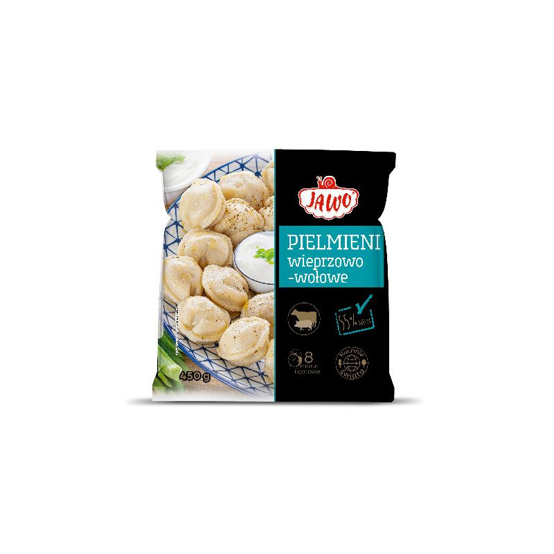 C414 JAWO PIELMIENI WIEPRZOWO-WOLOWE 12X450G