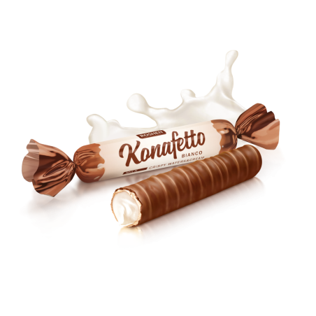 K223 ROSHEN KONAFETTO BIANCO WAFER ROLLS (5X1KG)