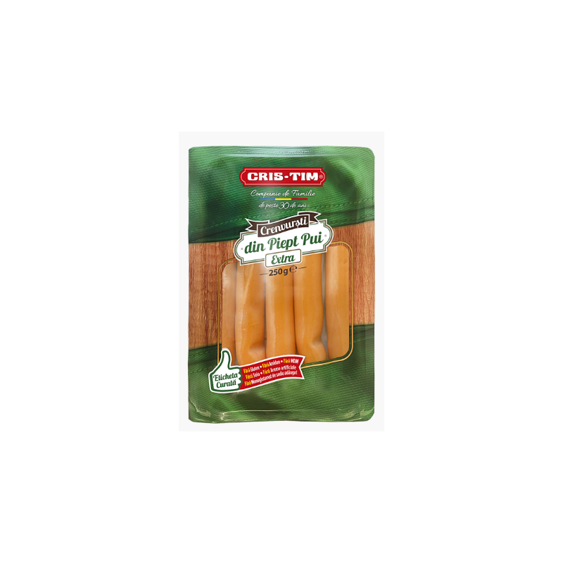 A305 CRISTIM CRENVURSTI PIEPT PUI EXTRA 250G /ORDER BY PCS A305 CRISTIM CRENVURSTI PIEPT PUI EXTRA 250G /ORDER BY PCS