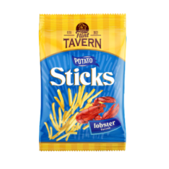 K970 FLINT TAVERN SALTED POTATO STICKS WITH TASTE OF LOBSTER (40X65G)