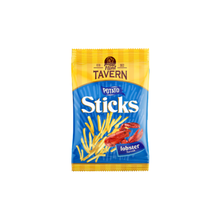 K970 FLINT TAVERN SALTED POTATO STICKS WITH TASTE OF LOBSTER (40X65G)