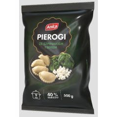 C325 ANITA PIEROGI ZE SPINAK I SEREM 12X500G