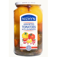 K455 NIZHYN ASSORTED TOMATOES WITH CRANBERRIES (12X920G)