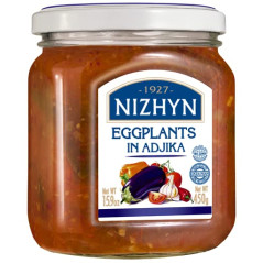 K974 NIZHYN EGGPANTS IN ADJIKA (12X450G)