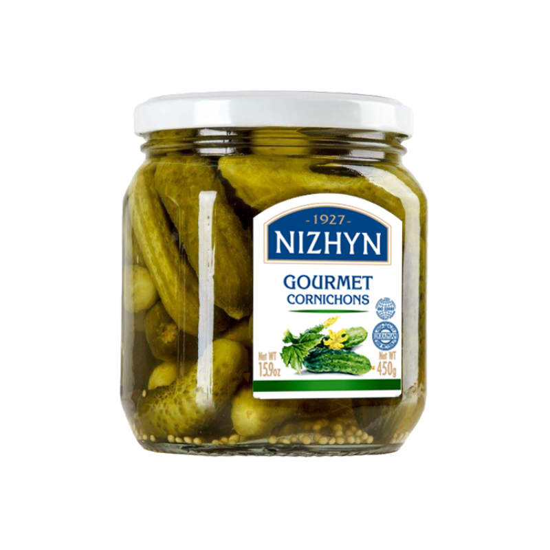 K976 NIZHYN GOURMET CORNICHONS (12X450G)