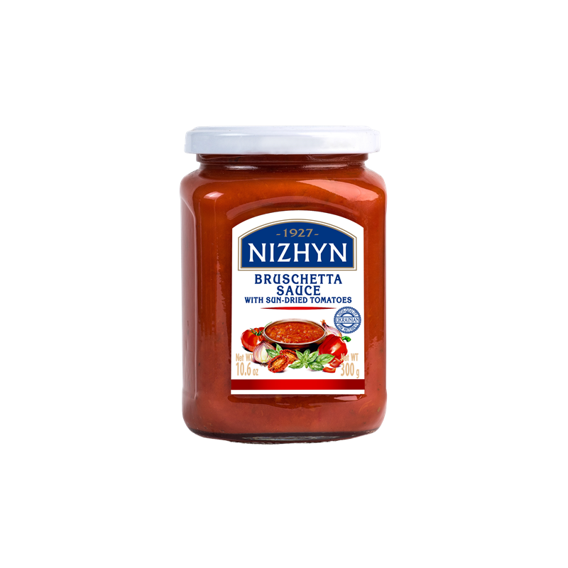 K978 NIZHYN BRUSCHETTA SAUSE WITH SUN-DRIED TOMATOES (12X300G)