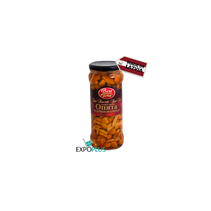 B327 MUSHROOMOFF CANNED MUSHROOMS HONEY AGARIC (12X580ML)