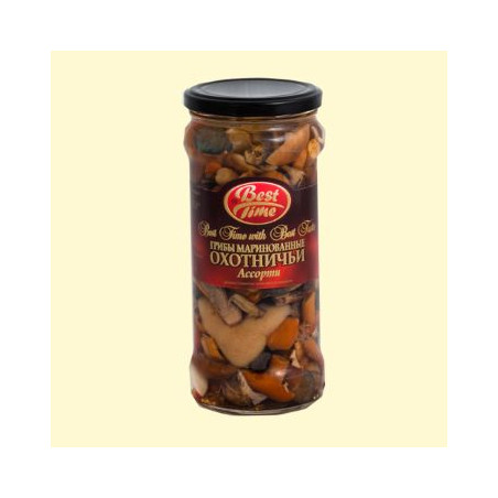 B358 CANNED MUSHROOMS ASSORTED ''OHOTNICI''12X580ML