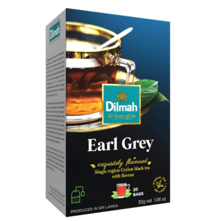 B407 DILMAH BLACK TEA EARL GREY 12X(20X1.5G)