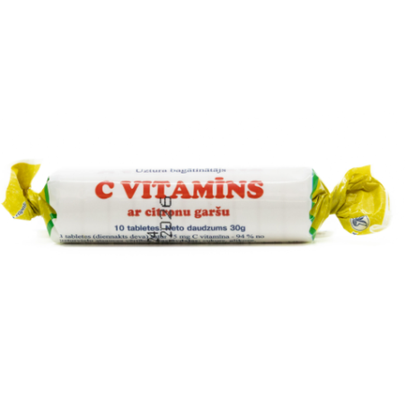 B420 ASCORBIC ACID WITH LEMON FLAVOUR 36X(10X25MG)
