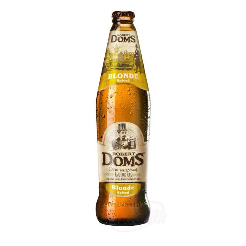 N258 ROBERT DOMS BLONDE SPICED 5.5 ALC. (20X0.5L) CARLSBERG